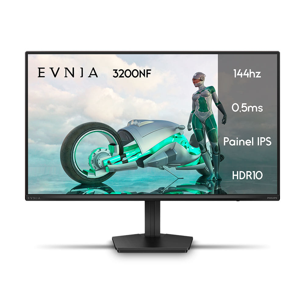 Monitor Gamer Philips Evnia 23,8", IPS Full HD, 144Hz, 0,5ms, Anti-reflexivo, NVIDIA G-Sync Compatible