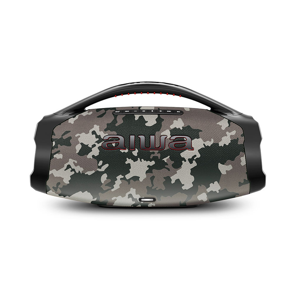 Caixa de Som Boombox Plus AIWA, 200W IP66, AWS-BBS-01-BG | Camuflado