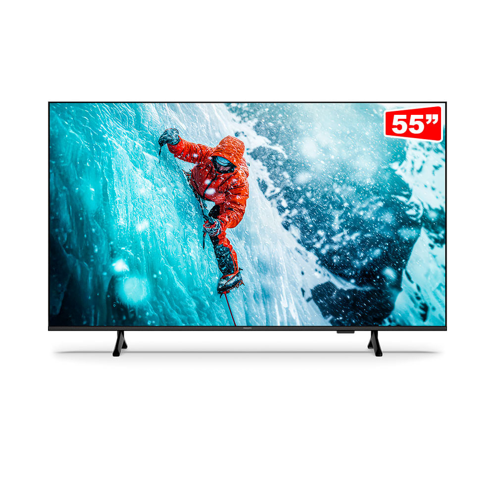 Smart TV Philips 55" DLED 4K UHD Titan OS, HDR10+ | 55PUG7300/78
