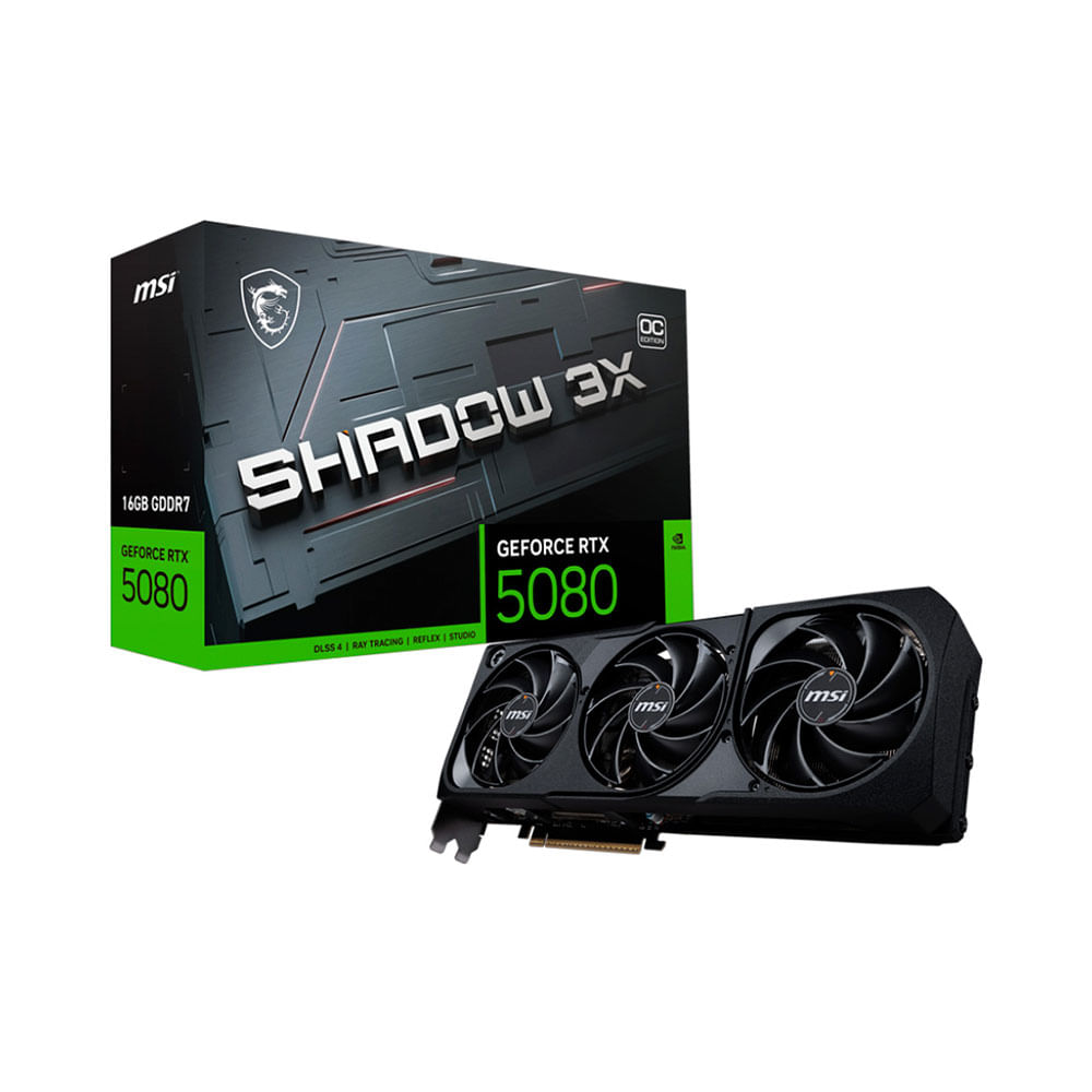 Placa de Vídeo MSI GeForce RTX5080 16G, 16GB 256bits - G5080-16S3C | DDR7
