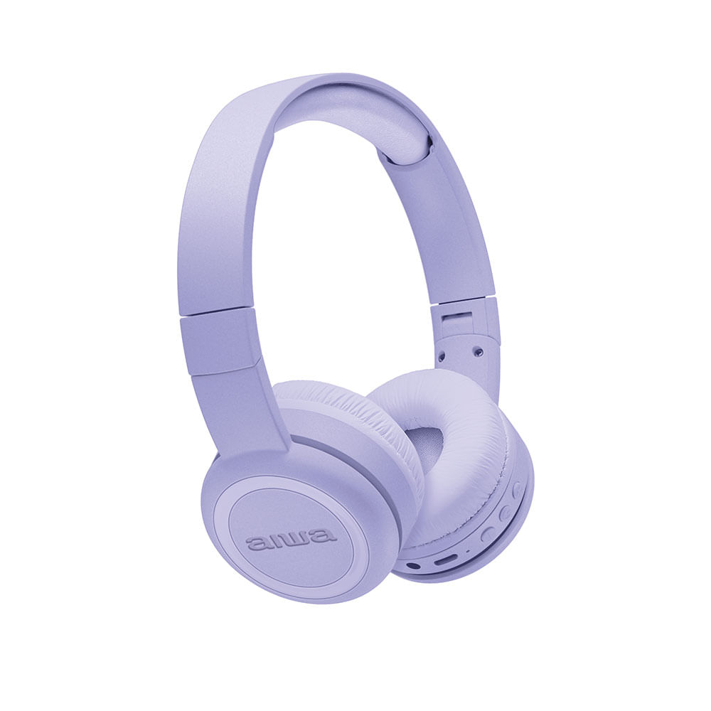 Fone de Ouvido Headphone AIWA HP-03-B Bluetooth Drive 30mm | Roxo