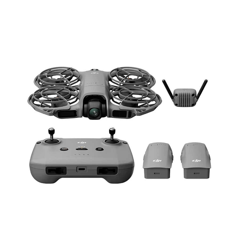 Drone DJI Neo 2 Fly More Combo 4K, Com IA e QuickShots (Sem tela) BR - DJI071 | Cinza