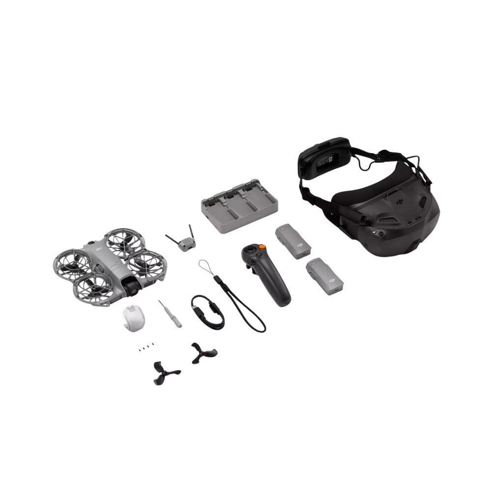 Drone DJI Neo 2 Fly More Motion Combo, 4K, Com IA e QuickShots (DJI Motion 3 & DJI Goggles N3) BR - DJI072 | Cinza