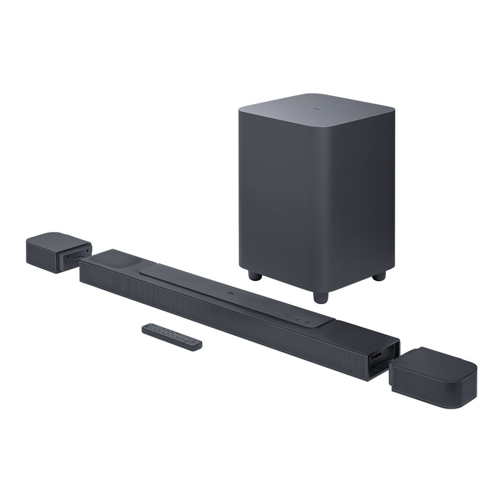Soundbar JBL Bar 800 7.1 Canais com Dolby Atmos e Surround Removível | Preto