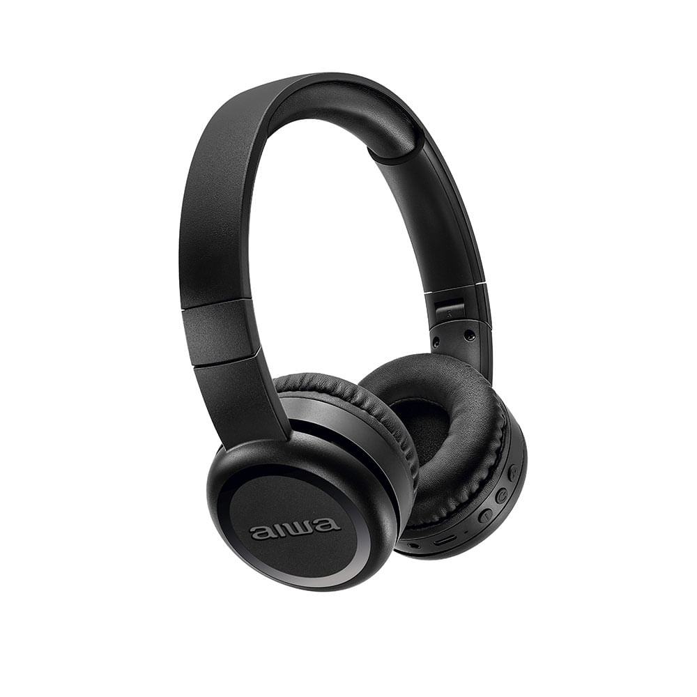Fone de Ouvido Headphone AIWA HP-03-B Bluetooth Drive 30mm | Preto