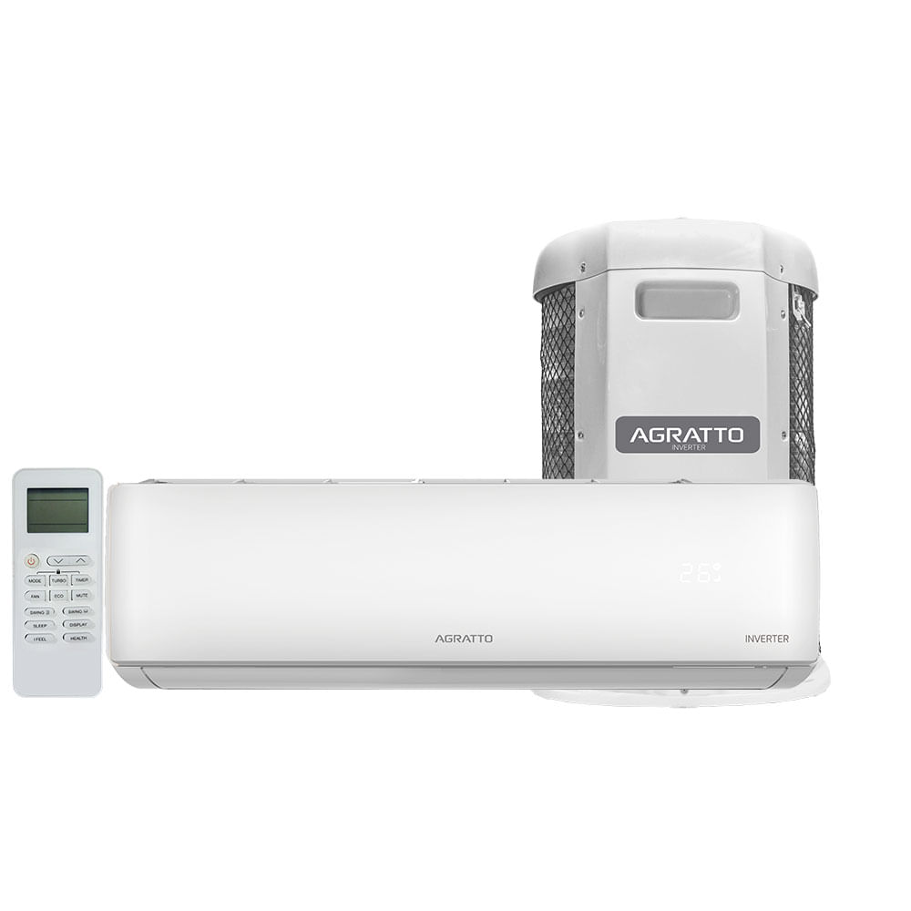 Ar Condicionado Split Hi-Wall Agratto ZEN Inverter 24.000 BTU's Frio | ZICST24F-02