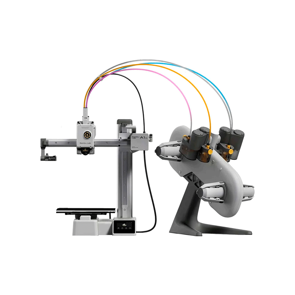 Impressora 3D Bambu Lab A1 Mini + AMS Lite Bivolt, Alta Velocidade, Sistema de Impressão Multicolorida | Bivolt