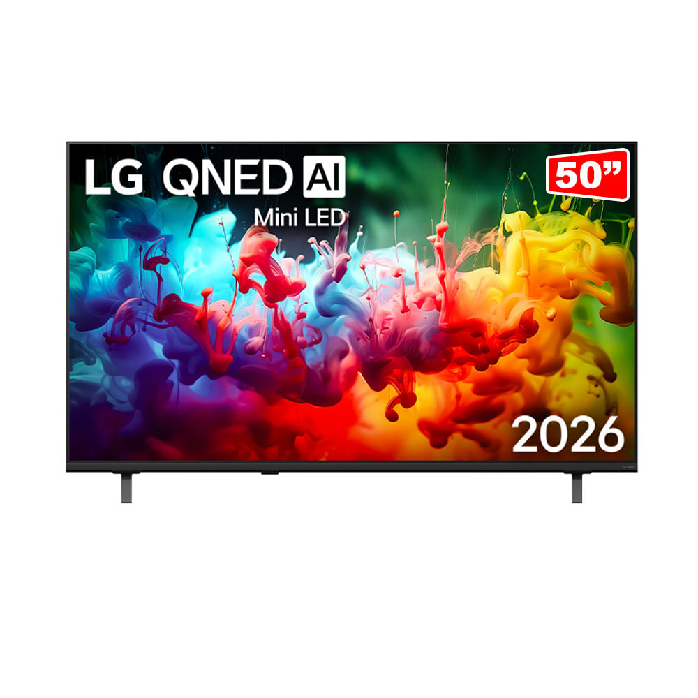 Smart TV LG QNED Mini LED AI 4K QNED70 50", Processador Alpha 7 Gen9, Wi-Fi 5 | 50QNED70BSA