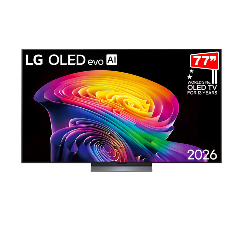 Smart TV LG OLED evo C6 77", Alpha 11 AI, 165Hz, OLED77C6PSA | Charcoal Black